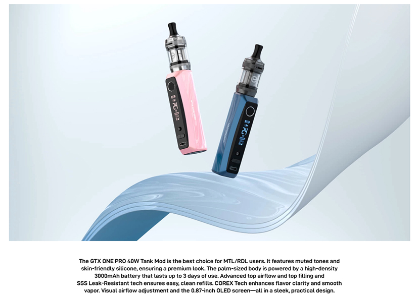 Vaporesso GTX One Pro Kit Short Description