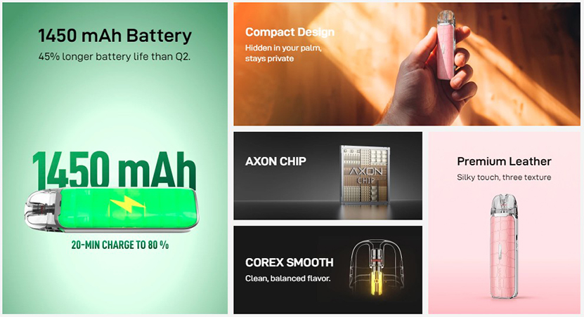 Vaporesso LUXE Q3 Features