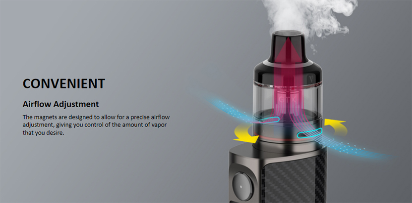 Vaporesso Luxe 80 Pod Mod Kit airflow