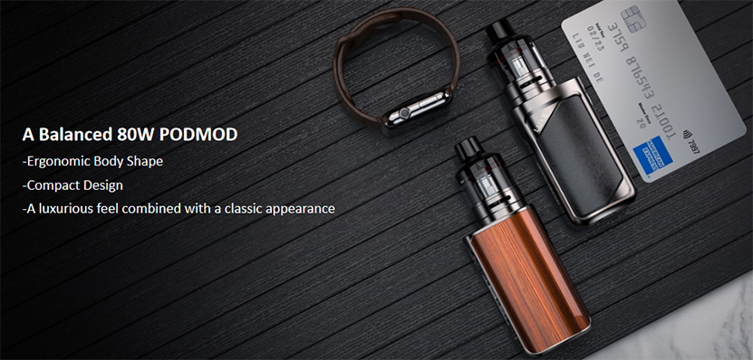 Vaporesso Luxe 80 Pod Mod Kit design