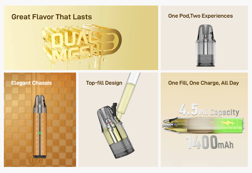 Vaporesso Vibe SE 2 Kit Features