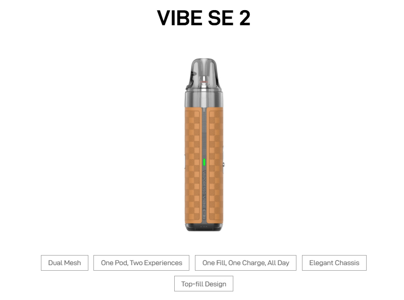 Vaporesso Vibe SE 2 Kit Features 1