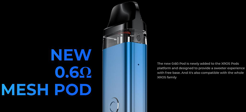 Vaporesso XROS 3 Kit New 0.6ohm Mesh Pod