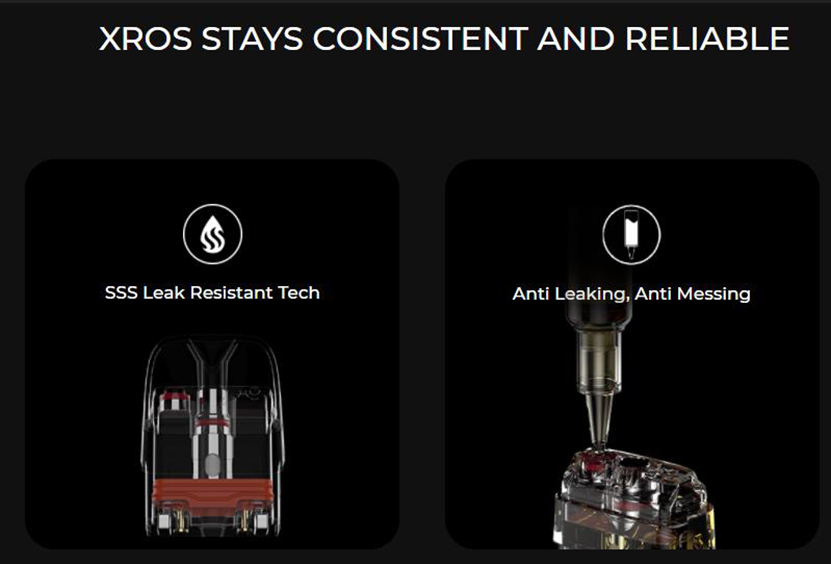 Vaporesso XROS 3 Kit SSS Leak Resistant Tech