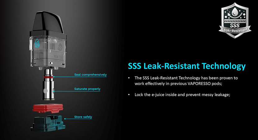 Vaporesso XROS Mini SSS leak-resistant