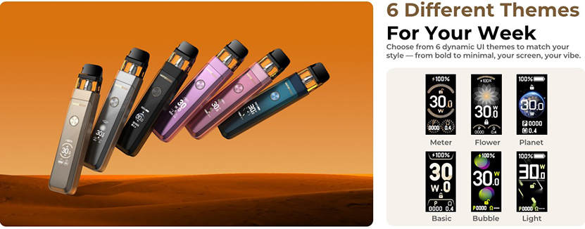 Vaporesso XROS Pro 2 6 Different Themes
