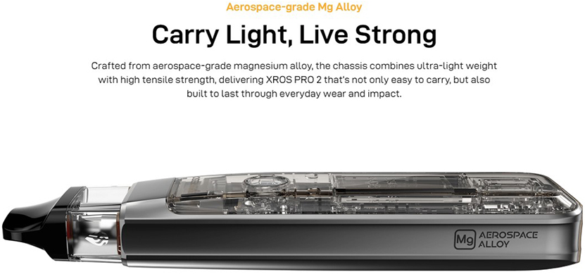 Vaporesso XROS Pro 2 Aerospace Grade Mg Alloy Material