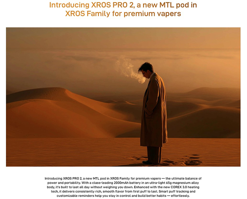 Vaporesso XROS Pro 2 MTL Pod Kit