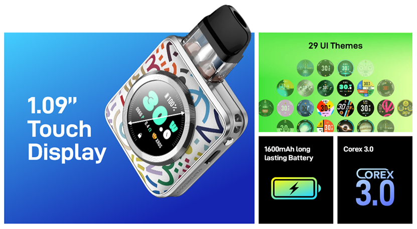 Vaporesso Xros 5 Nano Kit 1.09 Inch Touch Screen