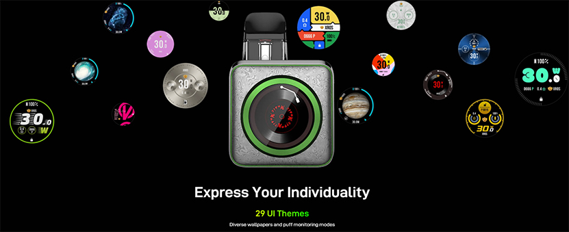 Vaporesso Xros 5 Nano Kit 29 UI Themes