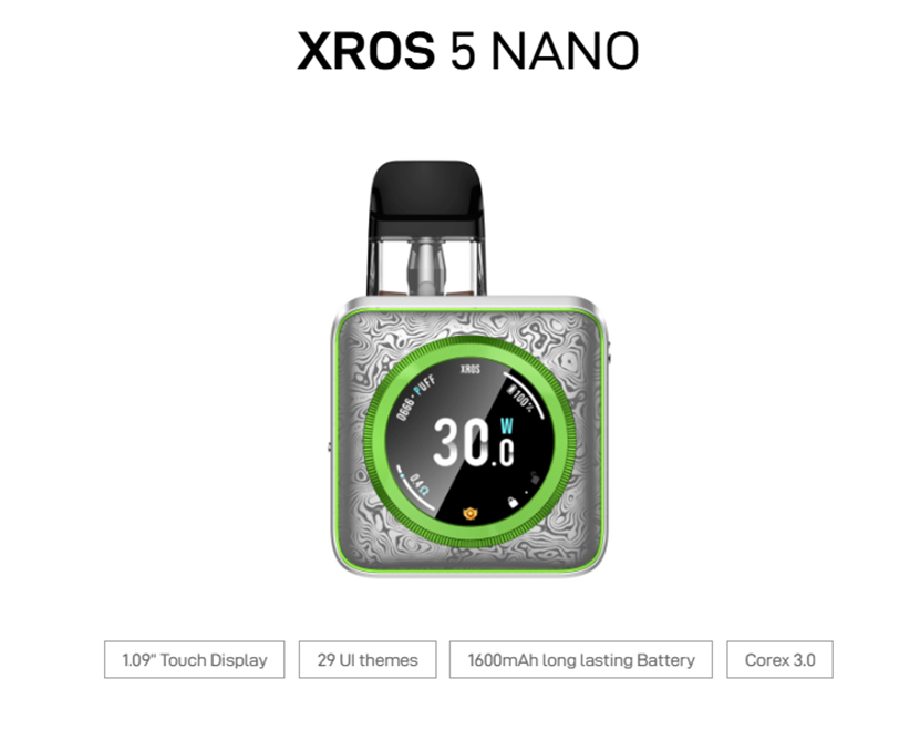 Vaporesso Xros 5 Nano Kit Features