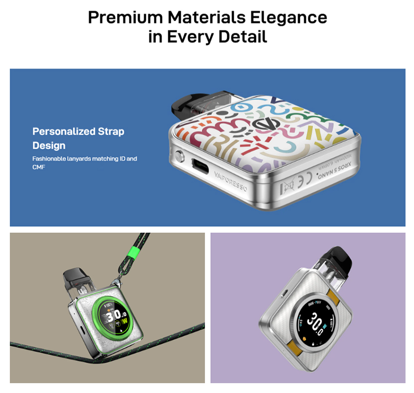 Vaporesso Xros 5 Nano Kit Personalized Strape Design
