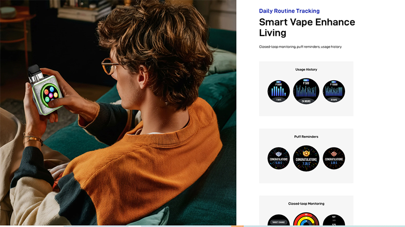 Vaporesso Xros 5 Nano Kit Show Vaping Data