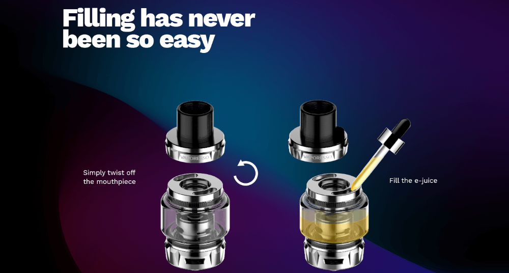 Vaporesso SKRR-S Tank Filling