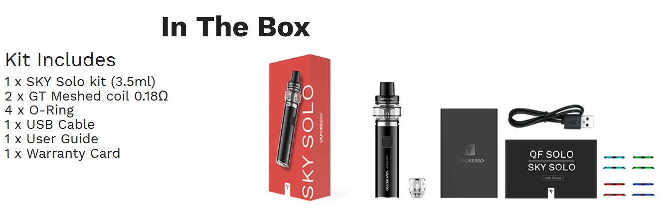 Vaporesso Sky Solo Kit Features 7