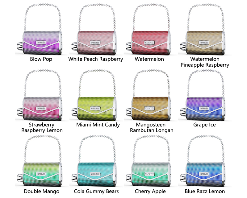 Vaprivee 50000 Disposable Pod Kit Tastes