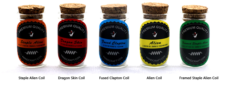 Vivismoke Prebuilt Handcrafted Coil 5 types