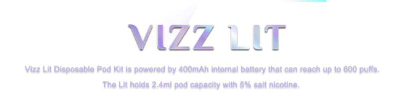 Vizz Lit Disposable Pod Kit 400mAh