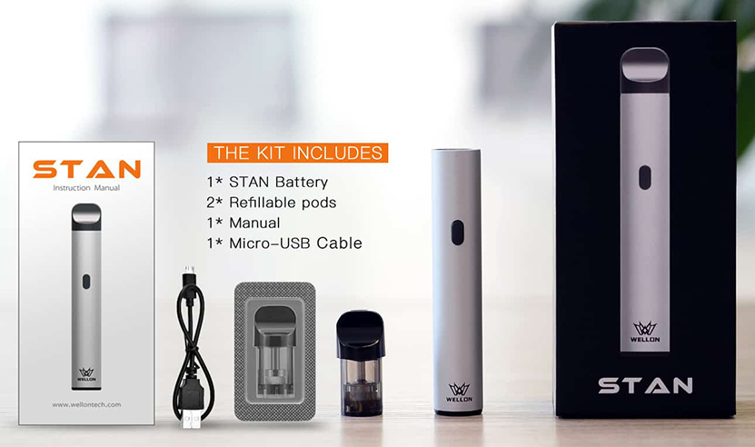 STAN Vape Pen Pod System Kit Features 09