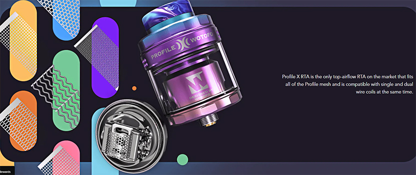 Wotofo Profile X RTA Support Coil Type