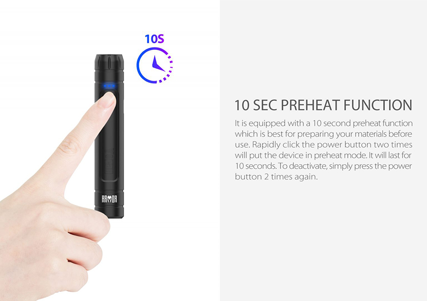 Yocan Armor Battery Feature 1