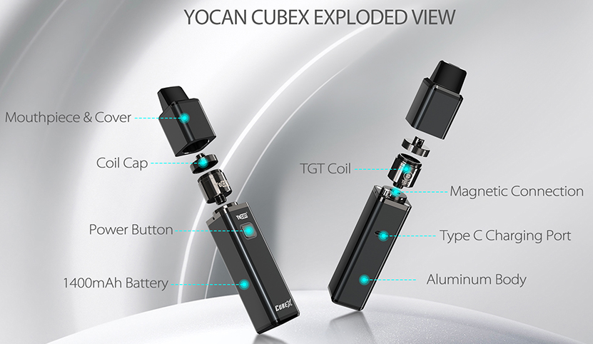 Yocan Cubex Vaporizer Kit Realshot