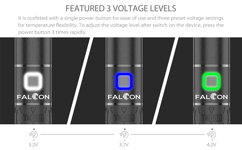 Yocan Falcon Kit Voltage level