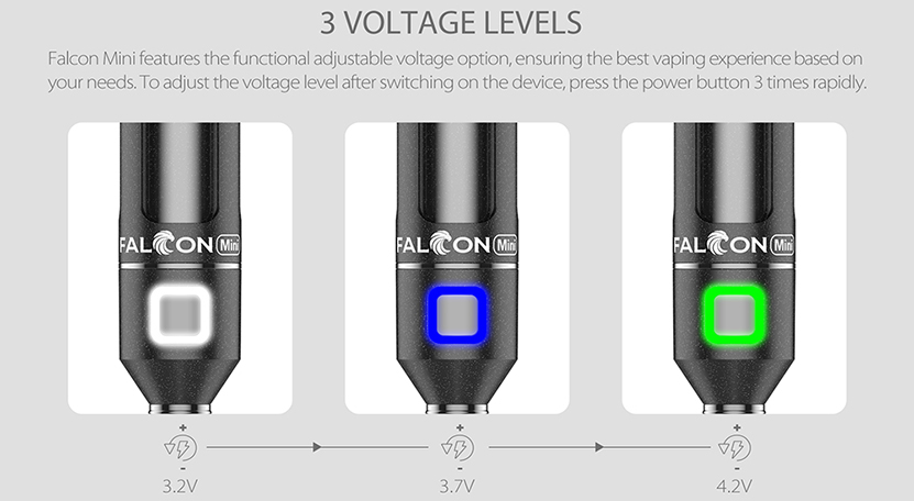 Yocan Falcon Mini Vaporizer Kit Adjustable Voltage