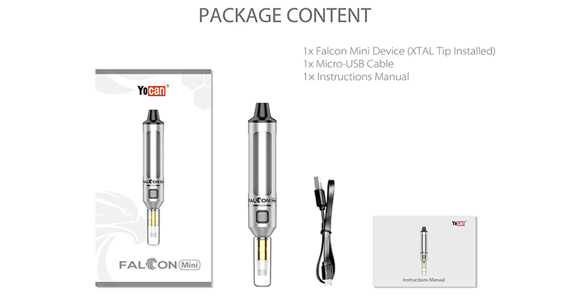 Yocan Falcon Mini Vaporizer Kit Package