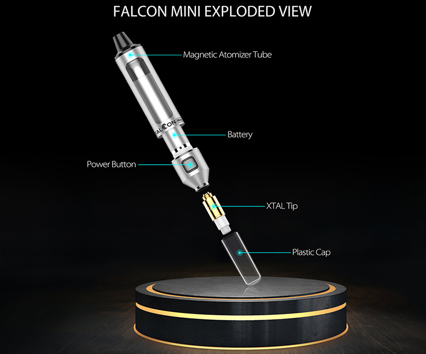 Yocan Falcon Mini Vaporizer Kit Parts