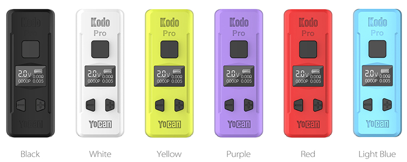 Yocan Kodo Pro Battery Colors