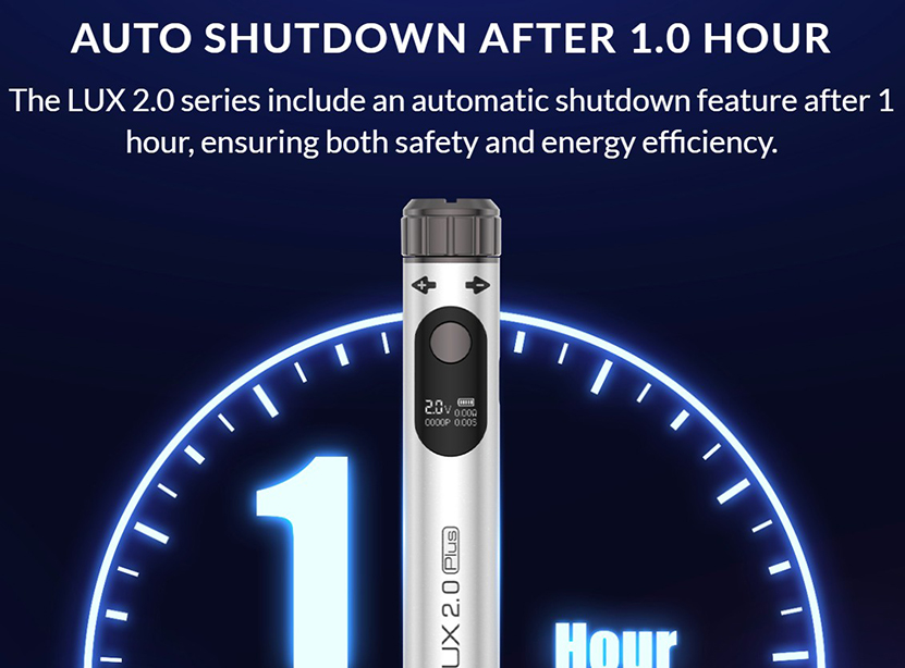 Yocan LUX 2.0 Plus Battery Auto Shutdown