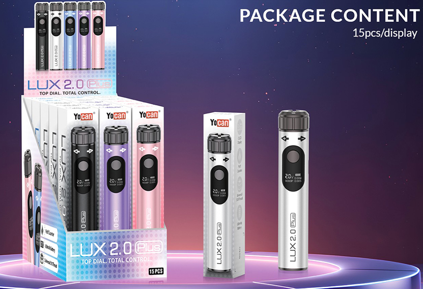 Yocan LUX 2.0 Plus Battery Package Box