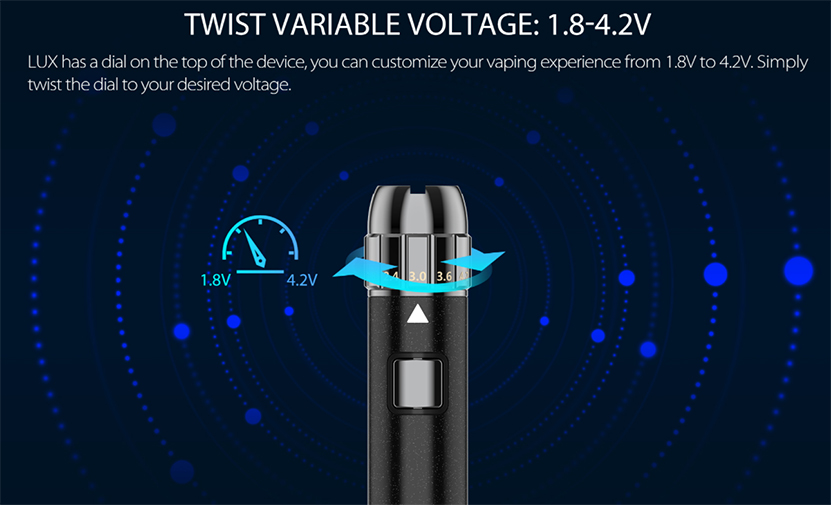 Yocan LUX Plus Battery Adjustable Voltage