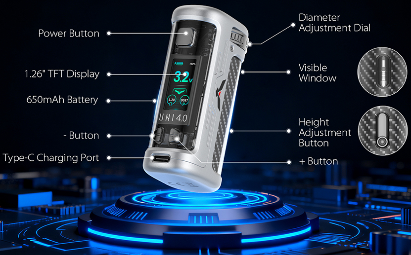 Yocan UNI 4.0 Mod Overview