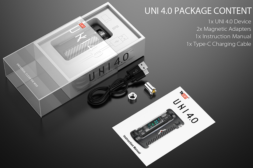 Yocan UNI 4.0 Mod Packing List