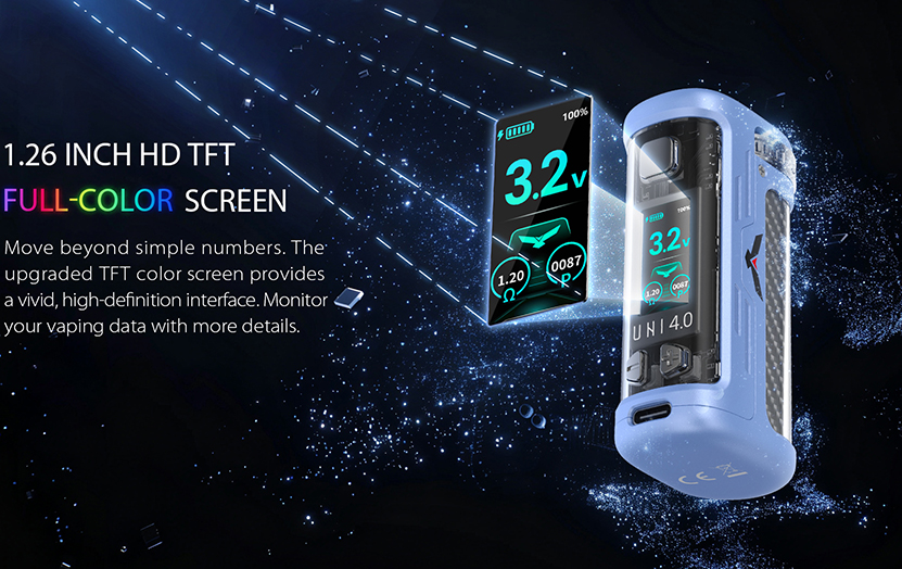 Yocan UNI 4.0 Mod TFT Screen