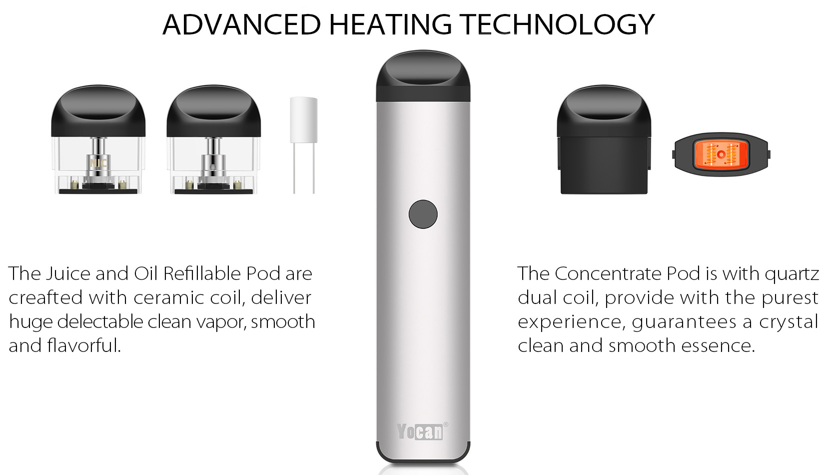 Yocan Evolve 2.0 Kit Features 02