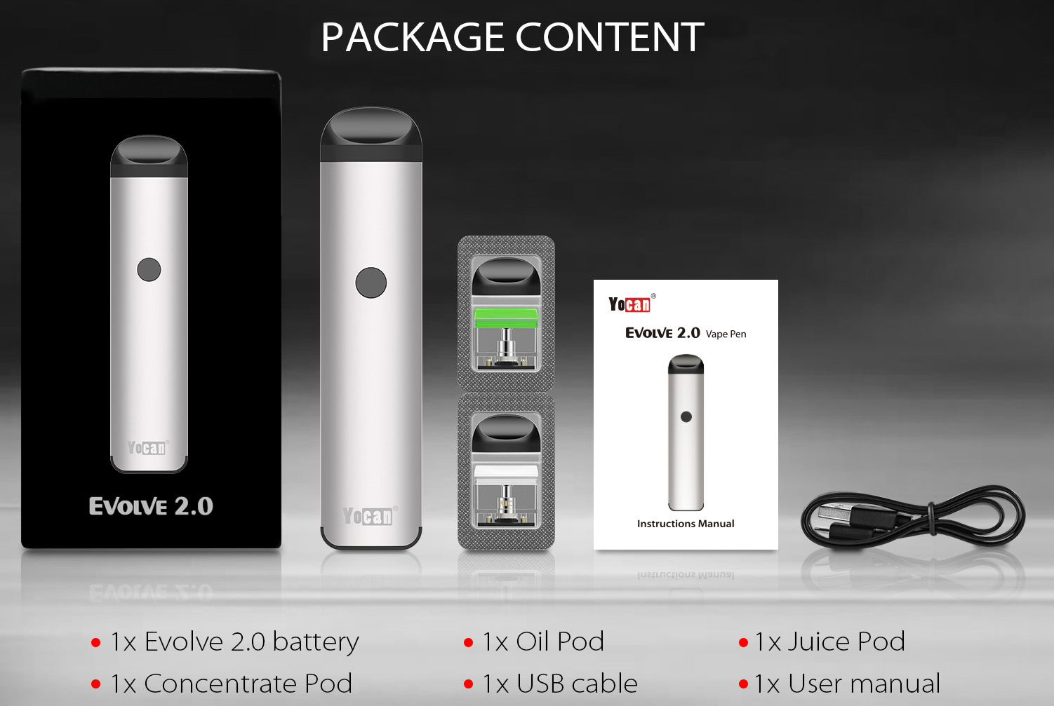 Yocan Evolve 2.0 Kit Features 08