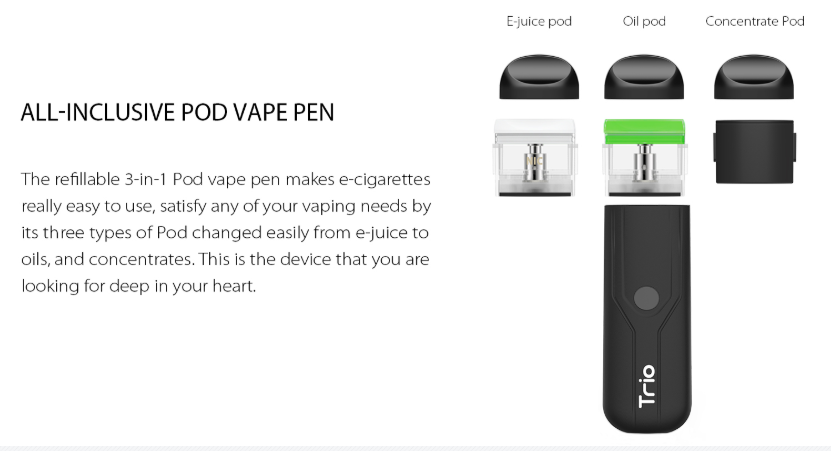 Yocan Trio Pod Cartridge