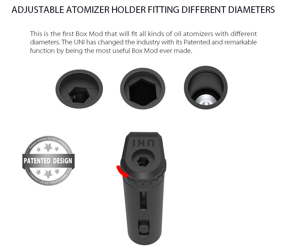 Yocan UNI Mod Adjustable Atomizer Holder