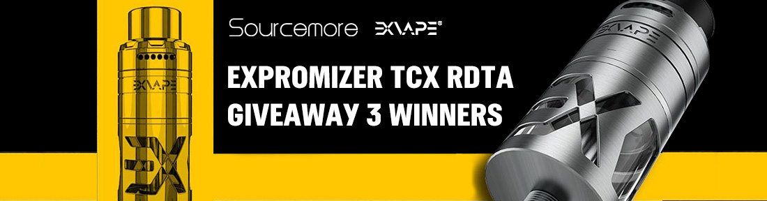 Sourcemore & Exvape Expromizer TCX RDTA Giveaway