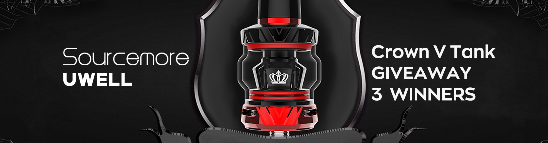 Sourcemore & Uwell Crown V Tank Giveaway