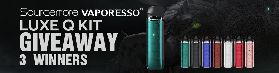 Sourcemore & Vaporesso LUXE Q Kit Giveaway