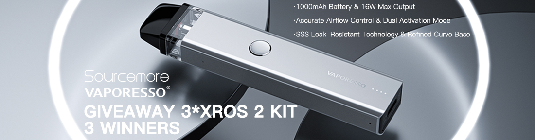 Sourcemore x Vaporesso XROS 2 Kit Giveaway