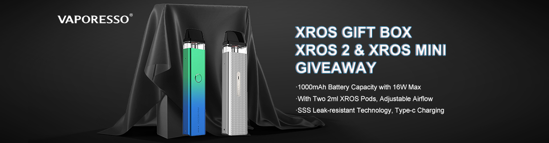Vaporesso XROS Gift Box - XROS 2 & XROS Mini Kits Giveaway