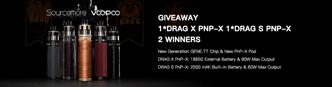 Sourcemore x VOOPOO Drag X/Drag S PNP-X Kits Giveaway