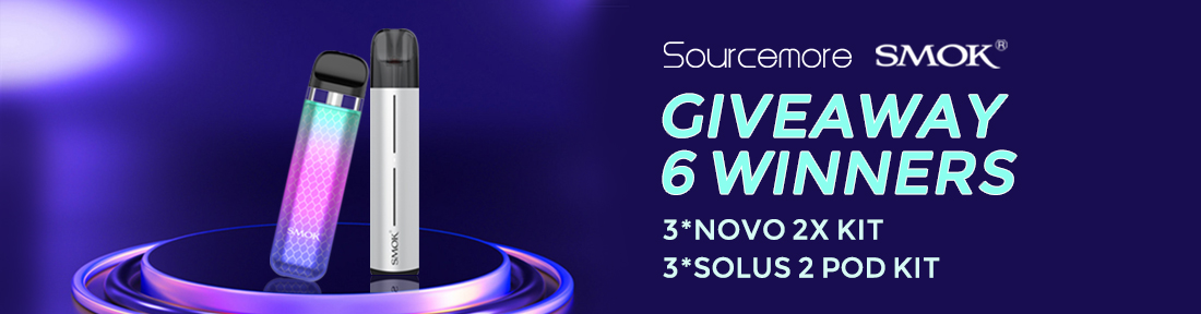 Sourcemore x SMOK Novo 2X Kit & Solus 2 Pod Kit Giveaway
