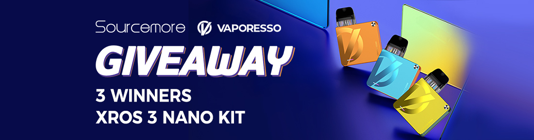 Sourcemore x Vaporesso Xros 3 Nano Kit Giveaway