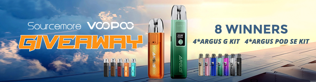 Sourcemore x VOOPOO Argus G & Argus Pod SE Kit Giveaway